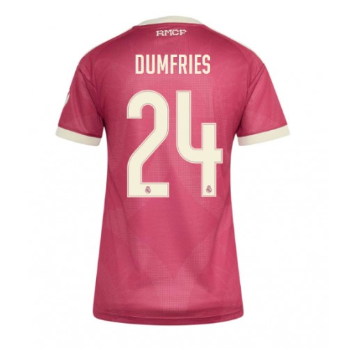 Zenski Nogometni Dres Real Madrid Denzel Dumfries #24 Rezervni 2026-27 Kratak Rukav